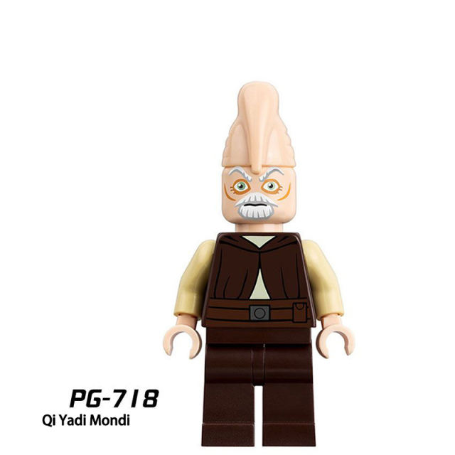 PG8051 Star Wars Series Minifigs Hansolo Luke Building Blocks Jedi Consular Oola Action Figures Model Compatible Children Gift Toy