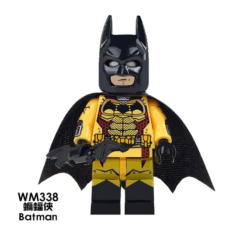 WM6006 Marvel Superwoman Batman Action Figures Punisher Val Zod DC Series Mini Model Building Blocks Children Birthday Gifts Toys