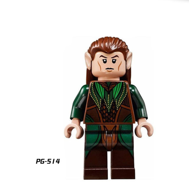 PG8027 Medieval Movie Tauriel Haldir Action Figures Elves Collection Hobbit Series Lord Rings Building Blocks Children Gifts Toys