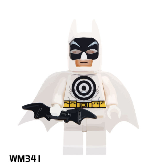 WM6006 Marvel Superwoman Batman Action Figures Punisher Val Zod DC Series Mini Model Building Blocks Children Birthday Gifts Toys