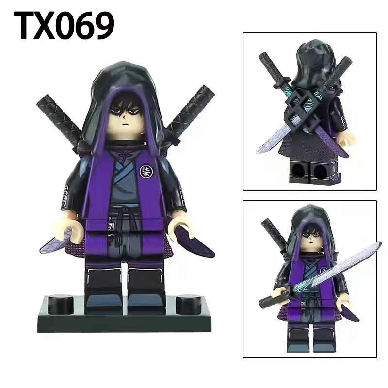 Douluo Dalu Tang San Anime Action Figures Kawaii Xiao Wu Assassin Collection Model Building Blocks Children Birthday Gifts Toys
