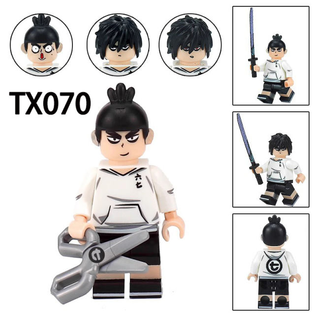 Douluo Dalu Tang San Anime Action Figures Kawaii Xiao Wu Assassin Collection Model Building Blocks Children Birthday Gifts Toys