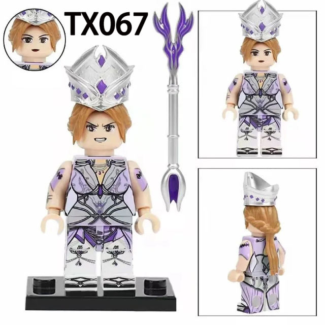 Douluo Dalu Tang San Anime Action Figures Kawaii Xiao Wu Assassin Collection Model Building Blocks Children Birthday Gifts Toys