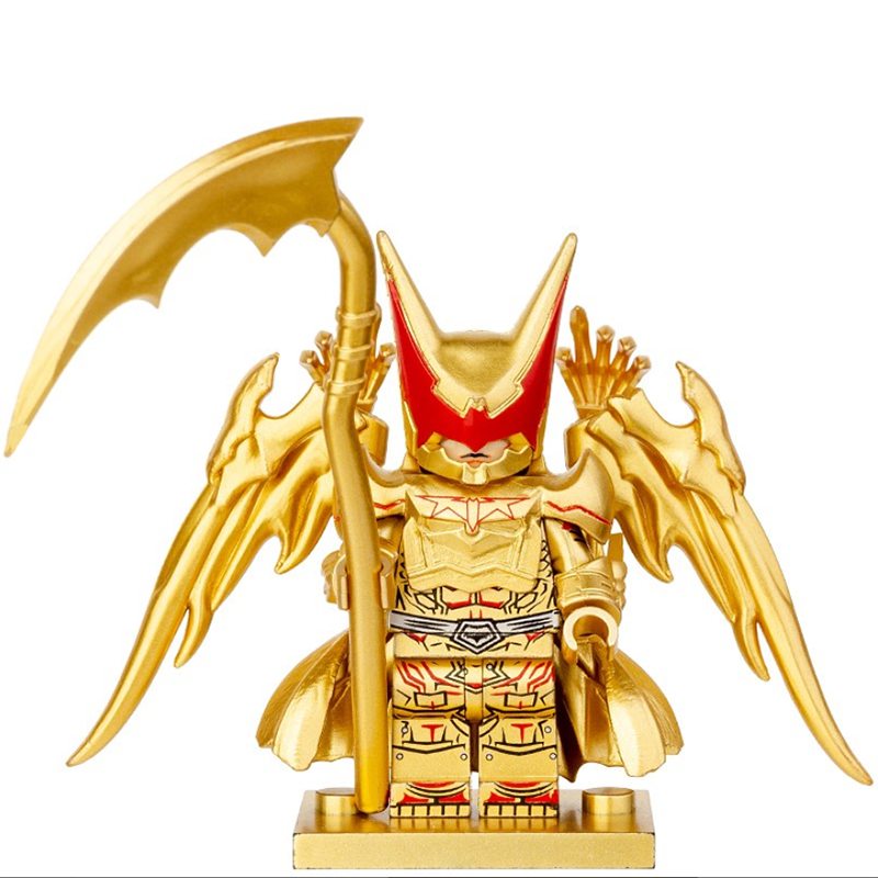 LE01-03 American DC Movie Series Superhero Hellbat Minifigs Building Blocks Justice League Batman Weapon Wing Accessories Toys Boys Gift
