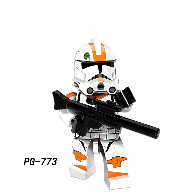PG8097 Star Wars Series Clone Troopers Series Action Figures Shock Trooper Building Blocks Stormtrooper Model Children Gifts Toys