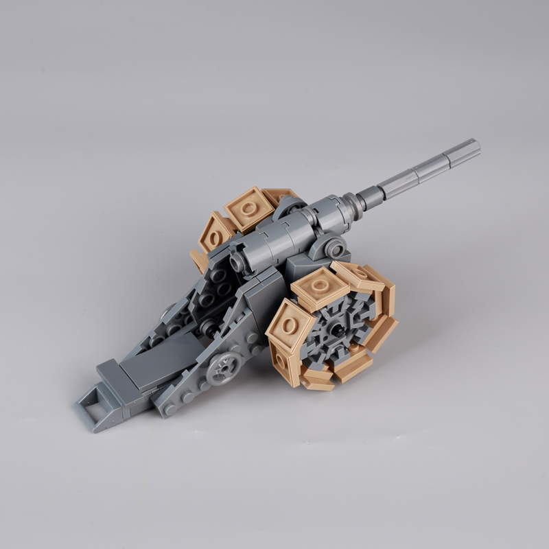 WW1 Italy Kanonda Cannon Military Series Minifigs Building Blocks Soliders Weapon Model Collection Children Birthday Gifts Toys