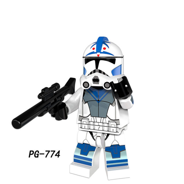 PG8097 Star Wars Series Clone Troopers Series Action Figures Shock Trooper Building Blocks Stormtrooper Model Children Gifts Toys