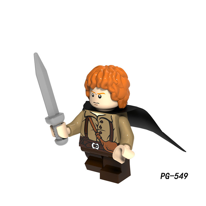 PG8160 The Lord Of The Rings Series Sam Frodo Action Figures Building Blocks Grey Robe Gandalf MOC Toys Children Birthday Gifts