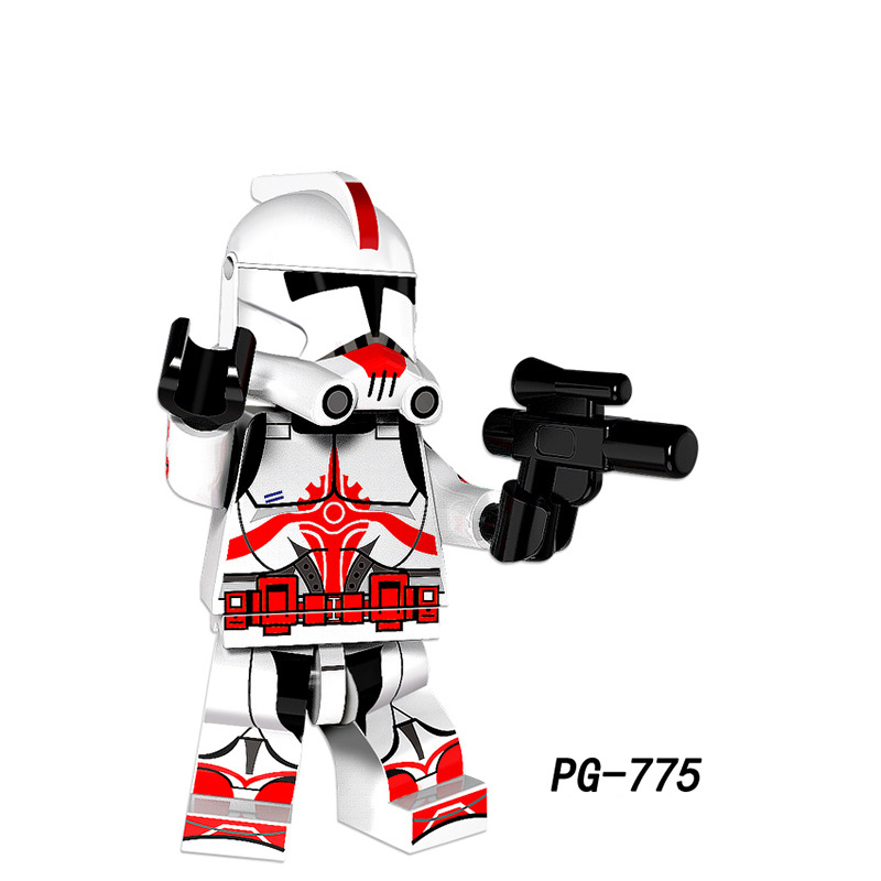 PG8097 Star Wars Series Clone Troopers Series Action Figures Shock Trooper Building Blocks Stormtrooper Model Children Gifts Toys