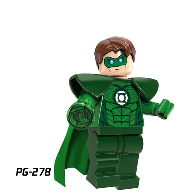 PG8079 DC Movie Series Green Lantern Captain Cold Action Figures Booster Gold Model Building Blocks Children Birthday Gifts Toys