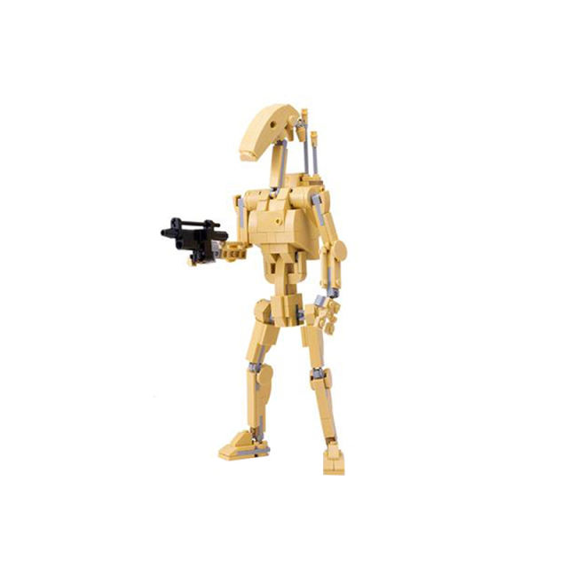 309 PCS Star Wars Serie Battle Droid Figuers Building Blocks MOC Stormtroopers Galaxy Weapon Gun Accessories Assemble Model Toys