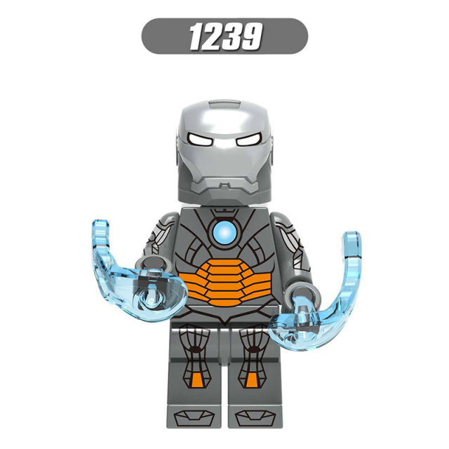 X0255 Marvel Heroes Series Iron Man Movie Minifigs Mark Action War Figures Building Blocks Weapon Model Children Gifts Toys Boys