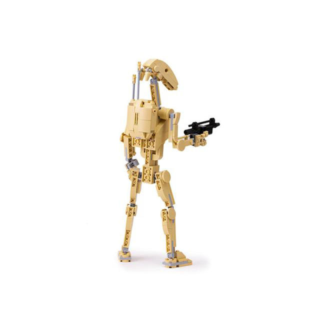 309 PCS Star Wars Serie Battle Droid Figuers Building Blocks MOC Stormtroopers Galaxy Weapon Gun Accessories Assemble Model Toys