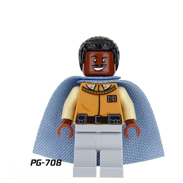 PG8050 Star Wars Series Hansolo Action Figures Lando Calrissian Super Heroes Man Snowman Model Building Blocks Children Gifts Toy