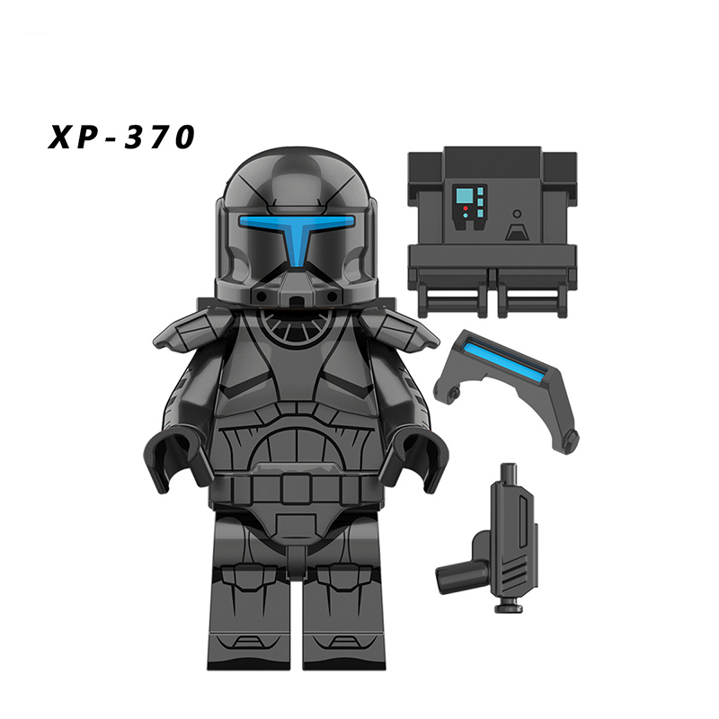 KT1048 Star Wars Set Blue Commando Legion Mini Action Figures Science Fiction Clone Trooper Building Blocks Toys Children Gifts
