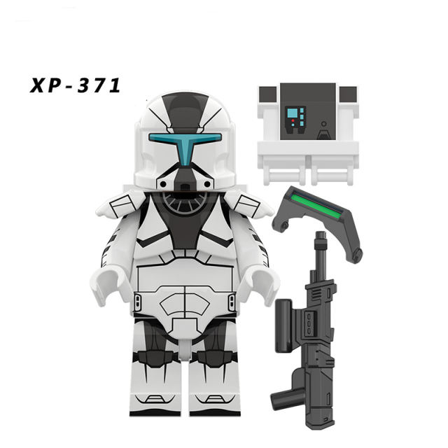 KT1048 Star Wars Set Blue Commando Legion Mini Action Figures Science Fiction Clone Trooper Building Blocks Toys Children Gifts