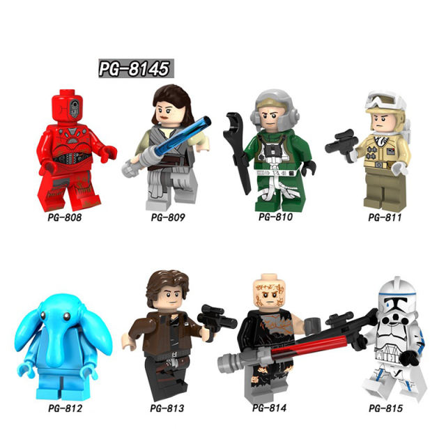 PG8145 Star Wars Hansolo Action Figures Stormtroopers Minifigs Max Libo Building Blocks Compatible Children Birthday Gifts Toys