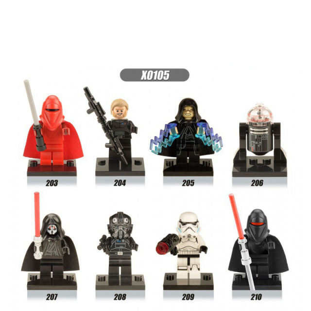 X0105 Star Wars Series Storm Troopers Minifigs Guards Building Blocks Superhero Black Knight  Lightsaber Children Toys Boys Gifts