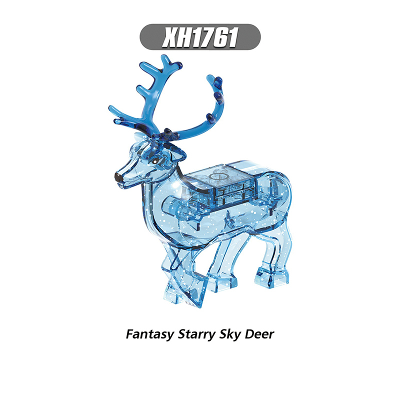 X0319 Douluo Mainland Nishang Deer Action Figures Sika deer Starry Sky Deer Building Blocks Creative Animals Toys Children Gifts