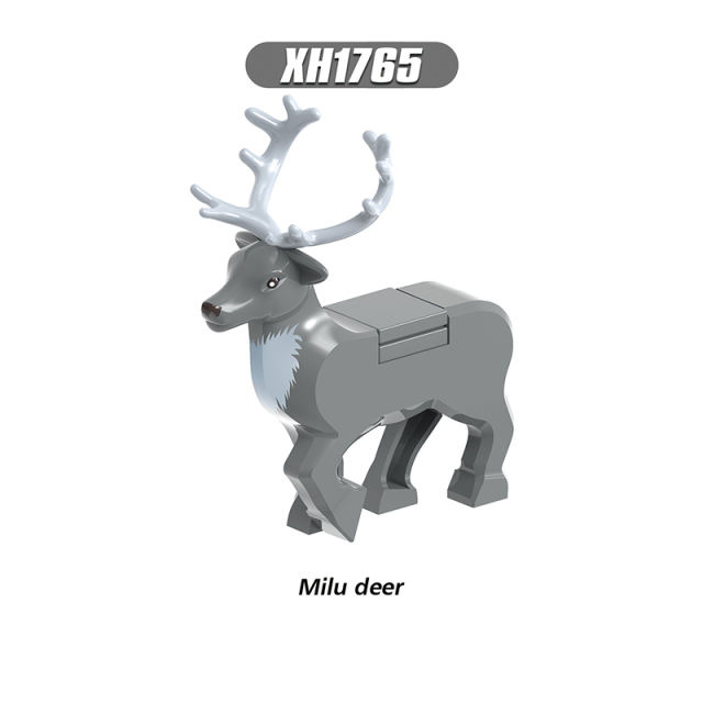 X0319 Douluo Mainland Nishang Deer Action Figures Sika deer Starry Sky Deer Building Blocks Creative Animals Toys Children Gifts