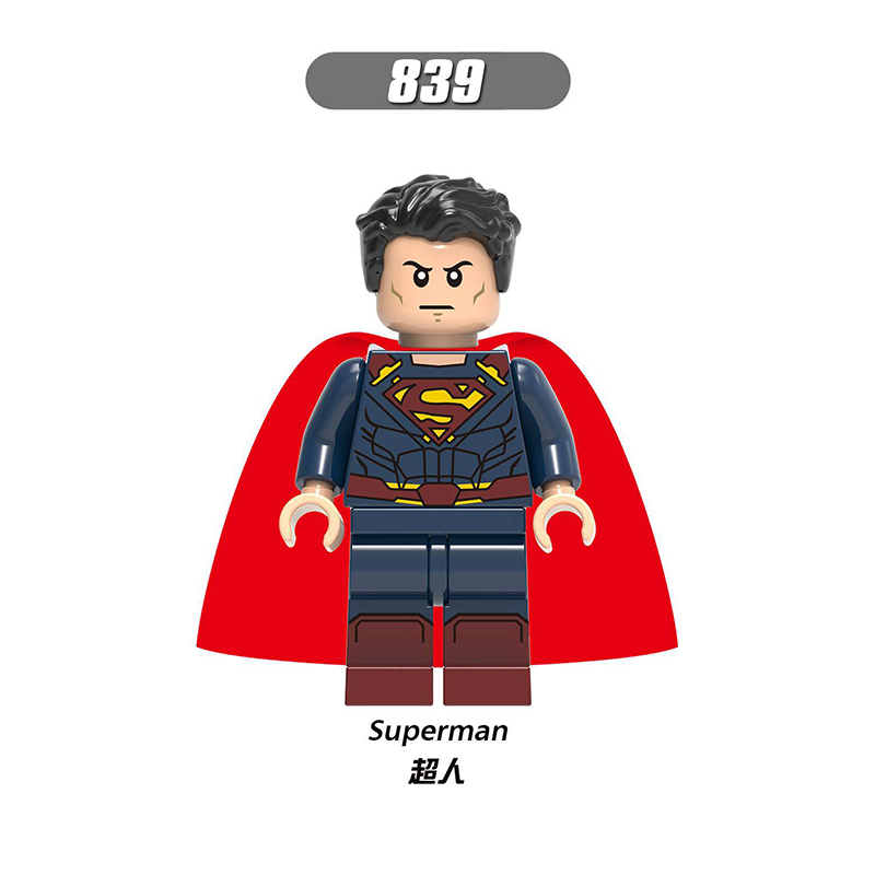 X0189 Marvel Series Superman DC Superheroes Mera Movies Bizarra Bizarro Action Figures Building Blocks Kids Birthday Gifts Boys