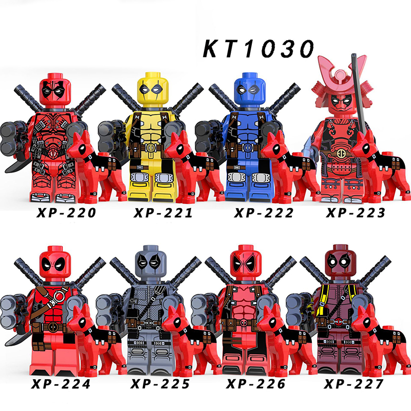 DC US Movie New Mutants Deadpool Wade Model Kids Bricks Kits