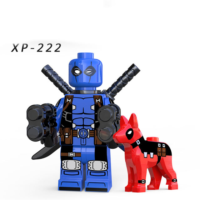 KT1030 Marvel Series Deadpool Minifigs Building Blocks Super Hero Action Figures Educational Model Collection Children Gifts Toys