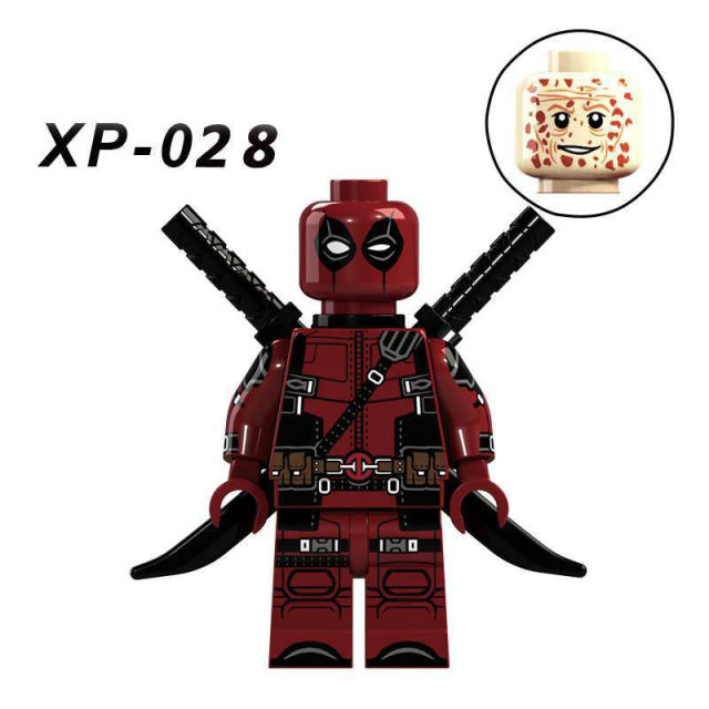 XP028 Marvel Series Deadpool Action Figures Comics Super Hero Gwenpool Mini Model Collection Building Blocks Children Gifts Toys