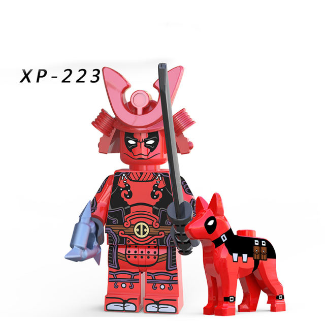 KT1030 Marvel Series Deadpool Minifigs Building Blocks Super Hero Action Figures Educational Model Collection Children Gifts Toys