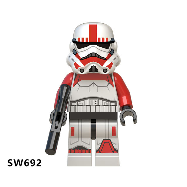 WM6037 Star Wars Series Stormtroopers Action Figures Clone Soliders Building Blocks Weapon Model Children Birthday Gifts Toys Boy