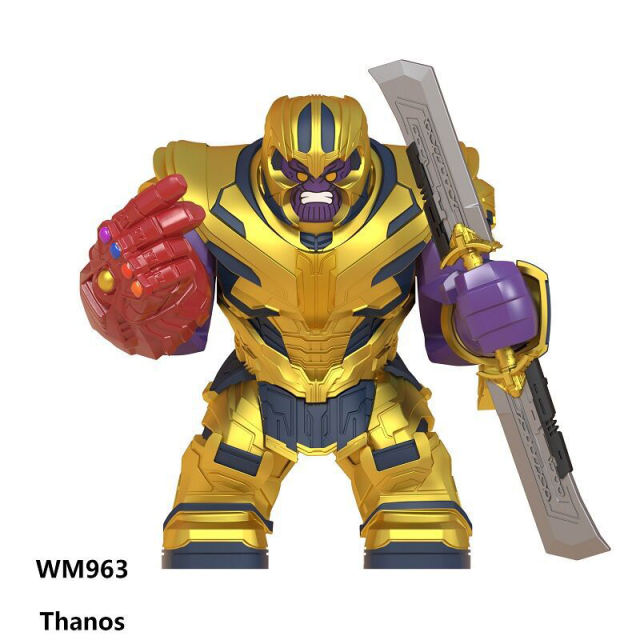 WM963 Marvel Series Thanos Action Figures DC Movie Iron Man Minifigs Collection Model Building Blocks Children Toys Gifts Boys