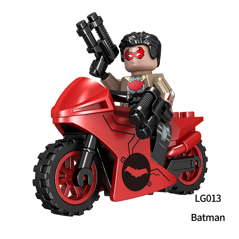 LG1002 Marvel Series Ghost Rider Series Minifigs Building Blocks Batman Action Figures Collection Toys Children Birthday Gifts Boys