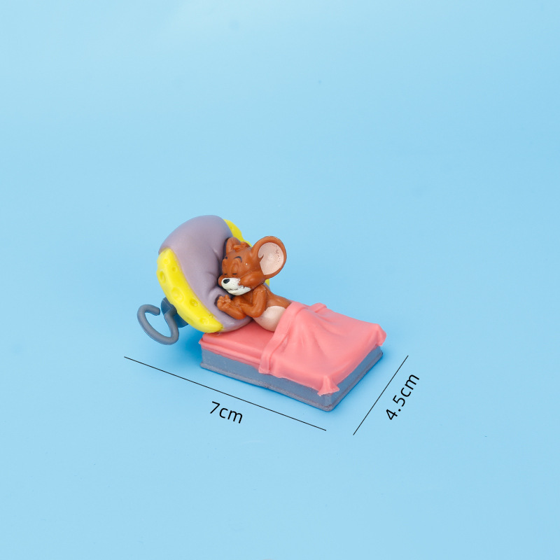 PVC Tom and Jerry Movie Series Action Figure Cartoon Anime Cat Mouse Bear PVC Statue Collection Model Decoration Toys Gifts Girl