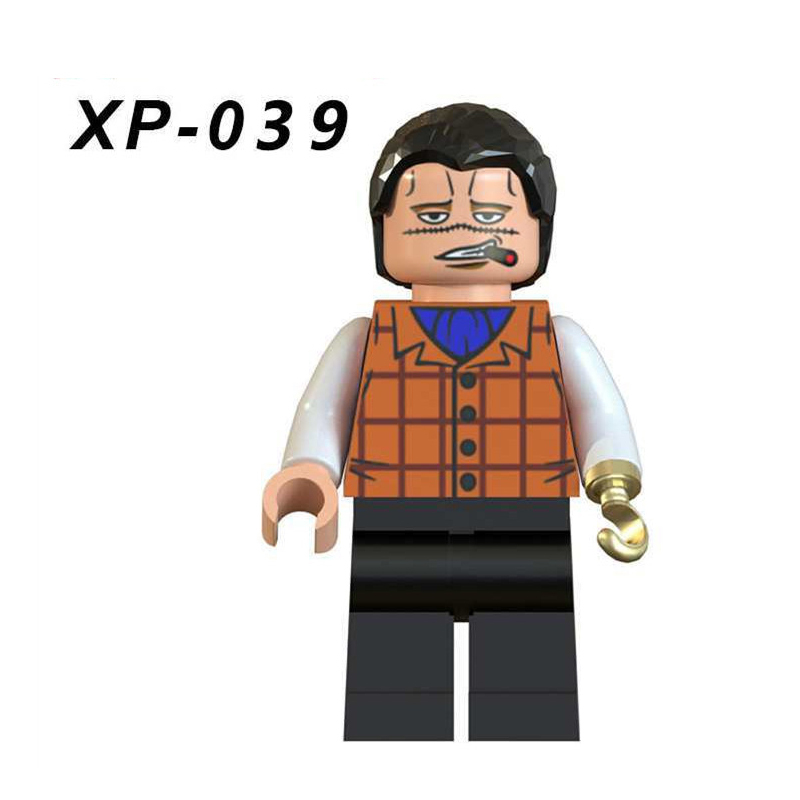 XP036-041 6PCS One Piece Action Figures Luffy Nami Anime Model Collection Building Blocks Compatible Children Toys Birthday Girls