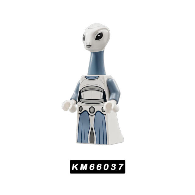 KM66037-66044 Star Wars Series Stormtroopers Lightsaber Science Fiction Minifigs Weapom Model Buildiing Blocks Children Toys Gifts