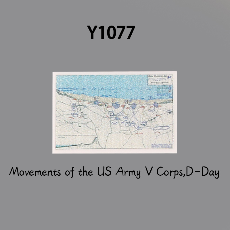 WW2 Military Series Army Movements Crops Building Blocks European Campaign Map 1 Print Tile Soldier Figures Children Gifts Toys