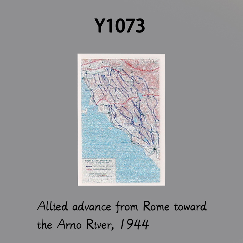 WW2 MOC Military Series Allied Operation Diadem Plan Building Blocks European Campaign Map 2 Print Tile Soldier Kids Gifts Toys