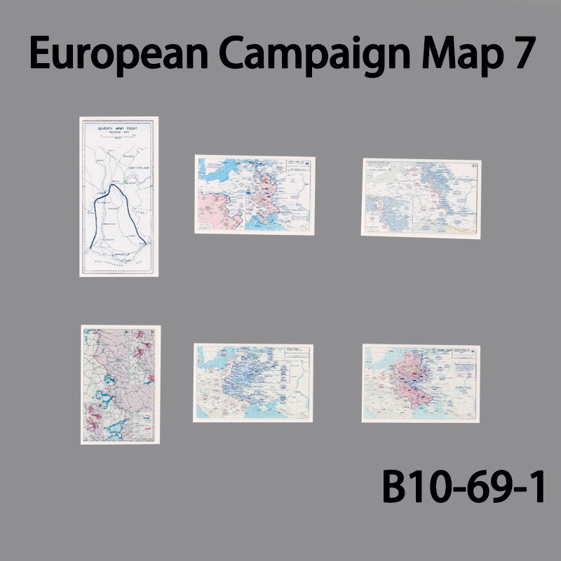 WW2 MOC Military Kursk Barbarossa Building Blocks European Campaign Map 7 Print Tile Model Compatible Soldier Children Gifts Toys
