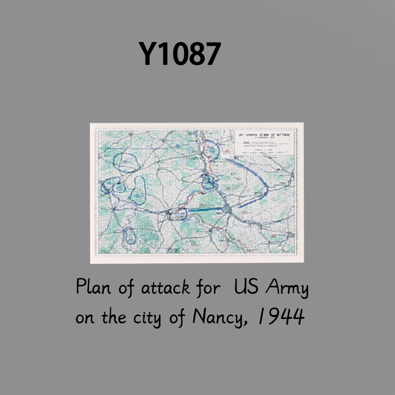 WW2 Military Normandy Operation Market Garden Building Blocks European Campaign Map 5 Print Tile Model Soldier Kids Gifts Toys