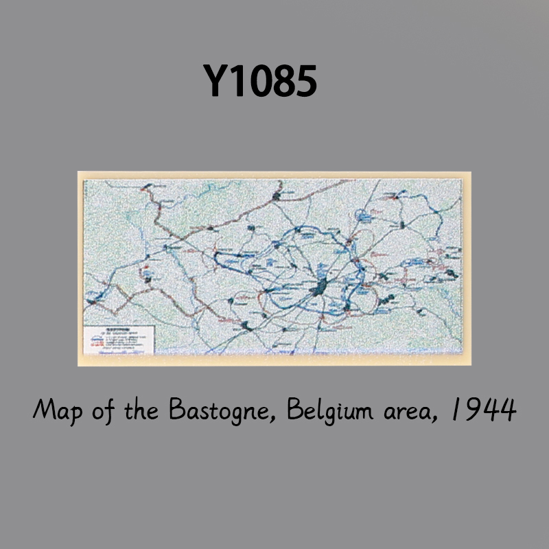 WW2 MOC Military Series Army Attack Route Building Blocks European Campaign Map 11 Print Tile Model Compatible Children Gifts Toys