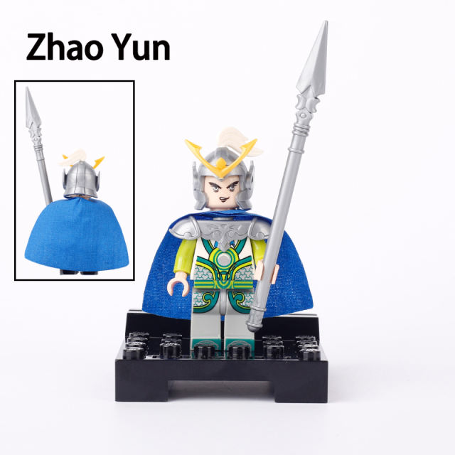 Hero Series The Three Kingdoms Zhuge Liang Guan Yu Action Figures Infantry War Horse Building Blocks Compatible Children Gifts Toys