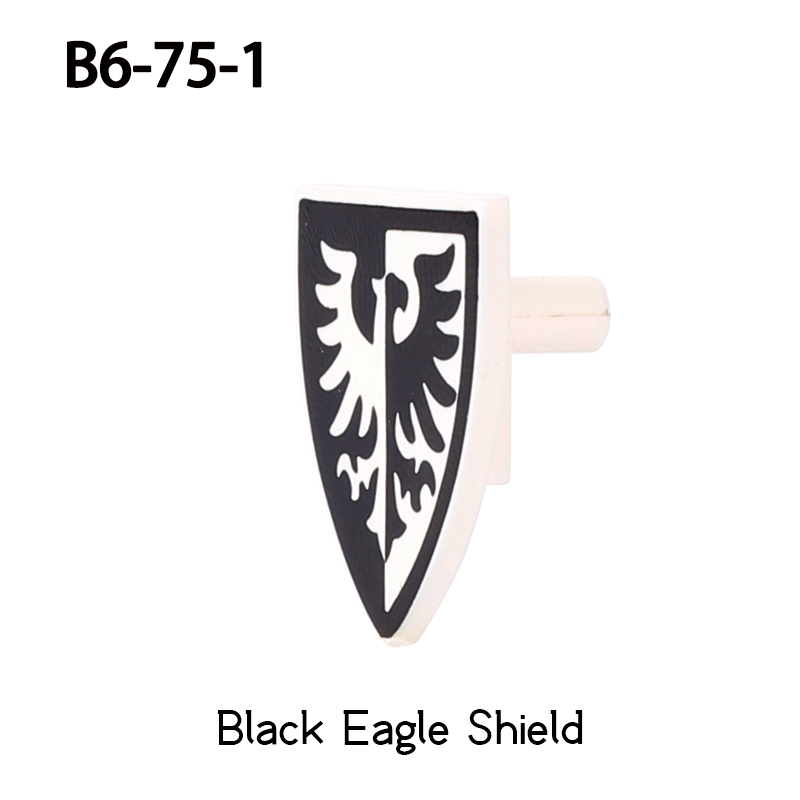 2586 MOC Medieval Military Series Shield War Weapon Pack Building Blocks Soliders Action Figures Gun Accessories Brick Toys 3846