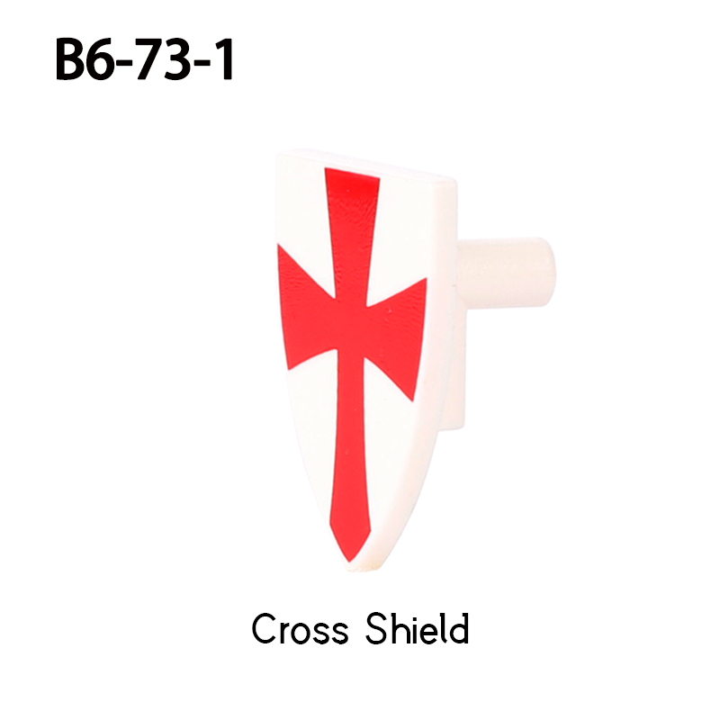 2586 MOC Medieval Military Series Shield War Weapon Pack Building Blocks Soliders Action Figures Gun Accessories Brick Toys 3846
