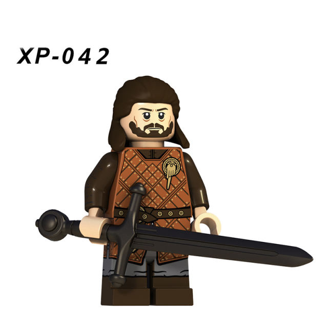 XP042-047 The Lord of the Rings Series Medieval Soliders Infantry Action Figures Song of Ice and Fire Building Blocks Kids Gifts