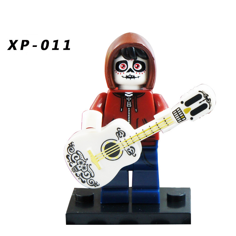 KT1002 Cartoon Movie Series Journey Dream Hunting Circle Action Figures Miguel Actor Dracus Building Blocks Children Gifts Toys