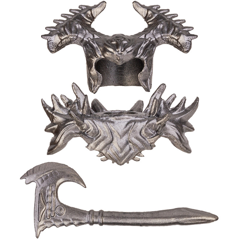 DL001 DC Comics Supervillains Steppenwolf Minifigs Building Blocks Marvel Series New God Justice League Weapon Sickle Helmet Toy