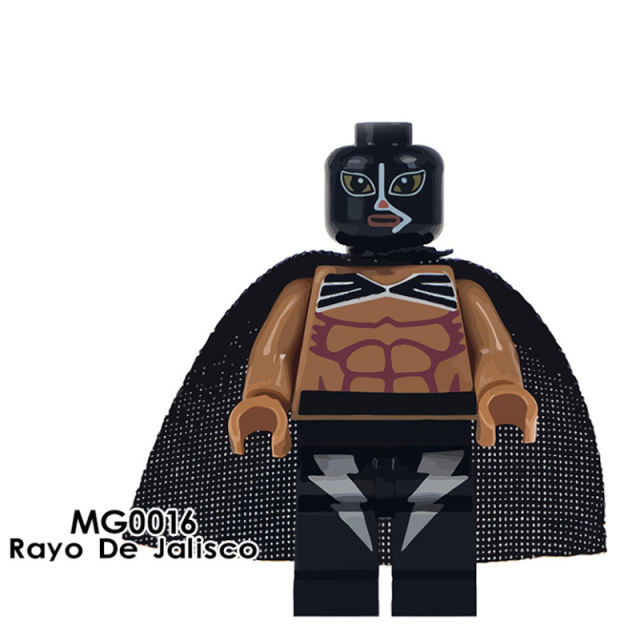 MG0016 Celebrity Series Rayo De Jalisco Action Figures Star Minifigs Cloak Collection Model Building Blocks Children Gifts Toys