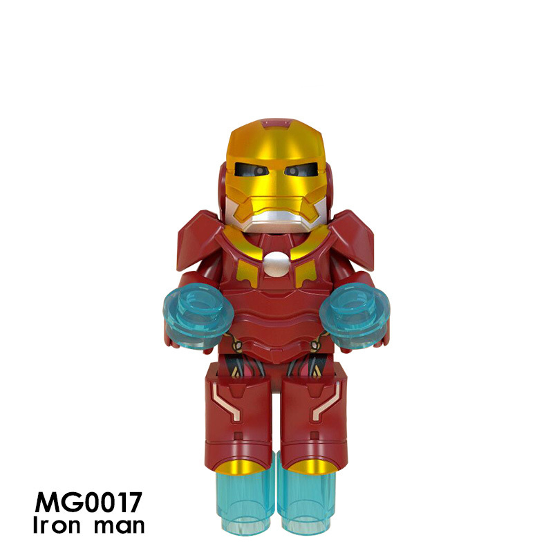 MG0003 MG0017 Marvel Series Iron Man MK50 Action Figures Superhero Building Blocks DC Movie Minifigs Model Children Toys Gifts