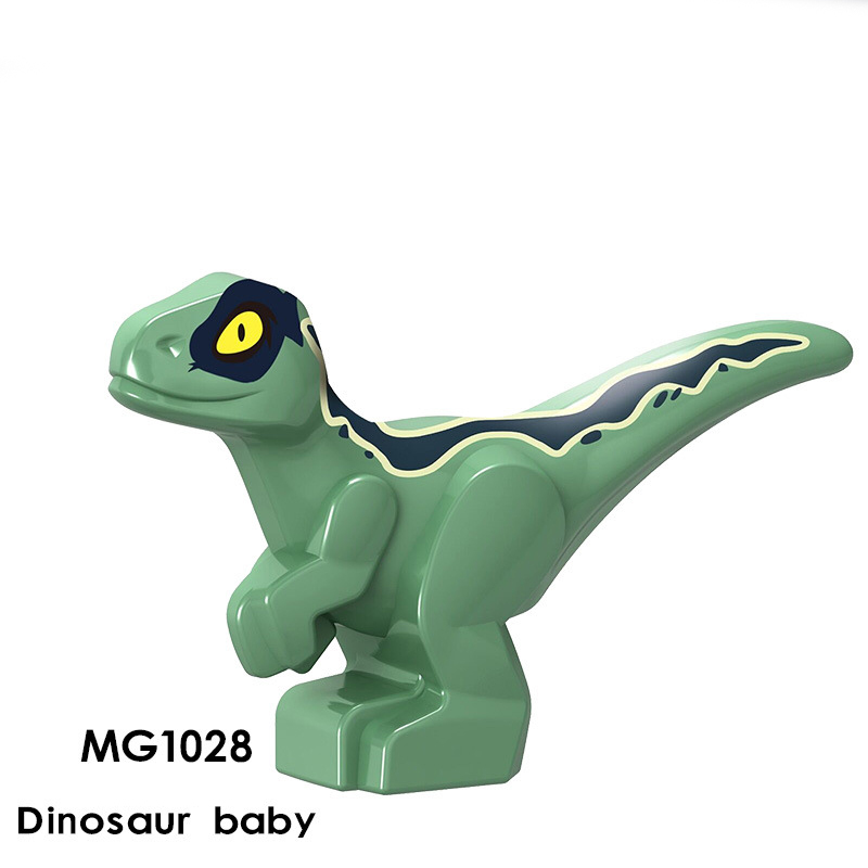 8PCS Animal Series Dinosaur Minifigs MG1027-1030 MG1050 Building Blocks Tyrannosaurus Parts Model Children Gifts Toys MG1050-1503