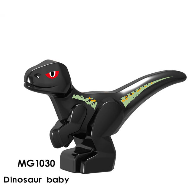 8PCS Animal Series Dinosaur Minifigs MG1027-1030 MG1050 Building Blocks Tyrannosaurus Parts Model Children Gifts Toys MG1050-1503